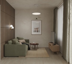 Коттедж Ваби-Саби Dog-friendly трехкомнатный в Zvenigorod