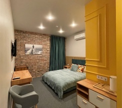 Улучшенный номер с одной кроватью Queen size (Отель Маяк) в Мёд & Маяк