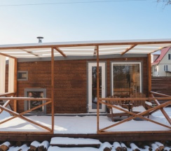 Barnhouse 4 | Баня и банный чан на территории в Берёзовая роща