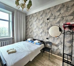 Двухместный номер Deluxe двуспальная кровать в Хостел Loft Minsk