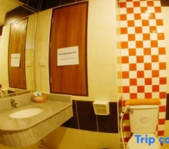 Двухместный люкс с видом на город двуспальная кровать в Golden Villa