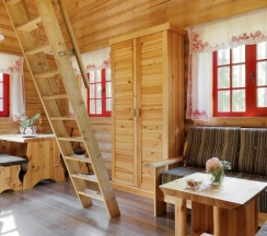 Сосновый бор 2+2 с двуспальной кроватью в Ладога озеро