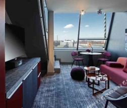 Двухместный полулюкс Duplex 2 отдельные кровати в Sofitel Munich Bayerpost
