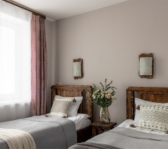 Стандартный номер с 1 или 2 кроватями в Номера в Стрельне