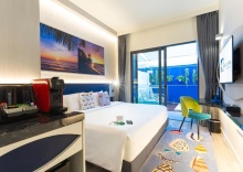 Одноместный семейный номер Deluxe односпальная кровать в Hotel Clover Patong Phuket