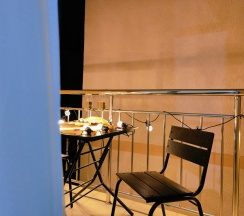 Четырёхместный номер Superior с балконом и рядом с пляжем в Casa mare