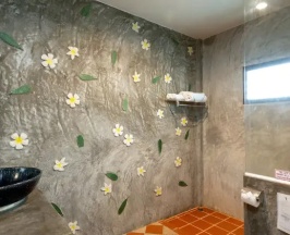 Двухместный номер Deluxe с видом на сад двуспальная кровать в Secret Cliff Resort Phuket
