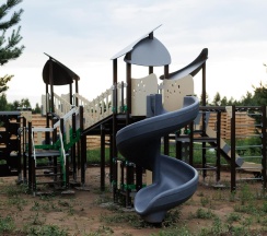 Дом в сосновом лесу в Хвоя