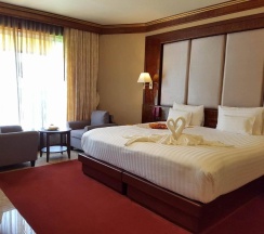 Двухместный полулюкс с балконом двуспальная кровать в Erawan Hotel