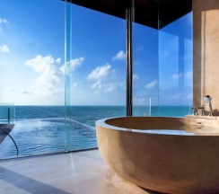 Двухместная Pool Villa oceanfront двуспальная кровать в Silavadee Pool Spa Resort