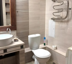 Двухместные апартаменты c 1 комнатой с балконом (двуспальная кровать) в Апартаменты PaulMarie на Якубовского