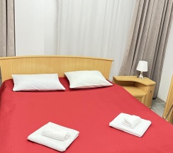 Номер улучшенный с 1 двуспальной кроватью (цокольный этаж) в Kovensky