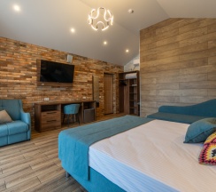 Двухместный номер Standard с балконом двуспальная кровать в Легенда