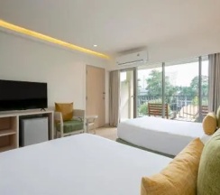 Номер Superior с 2 комнатами с видом на бассейн в Green Park Resort