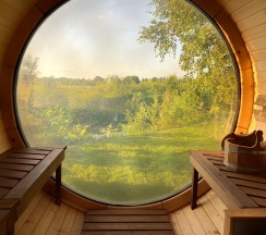 Домик Люкс с диваном в Happy Tree Camp