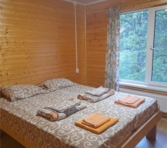 Двухместный номер с одной кроватью в Хижина