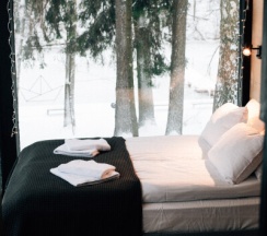 Домик с одной двуспальной кроватью в Сила ветра