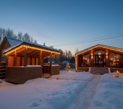 Barnhouse VIP - 1 | Банный чан на территории в Берёзовая роща