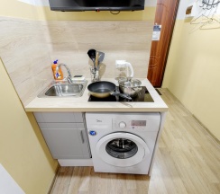 Апартаменты студия Рузовская ул, д 33 с 1 односпальной кроватью (без окна) в Veda Aparts