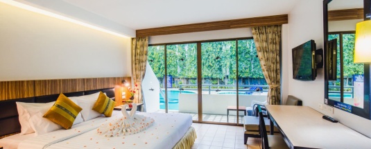 Двухместный номер Deluxe 2 отдельные кровати в Karon Whale Resort