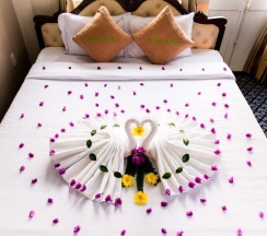 Двухместный семейный номер Standard двуспальная кровать в Mui Ne Alena Bungalow Hotel
