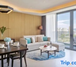 Номер Standard с 2 комнатами с видом на океан в Oakwood Apartments Sanya