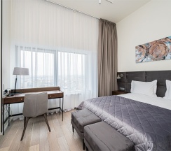 Двухуровневые апартаменты с 3 спальнями Премиум в Intermark Residence