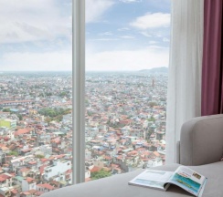 Двухместный номер Privilege с видом на город 2 отдельные кровати в Mercure Hai Phong
