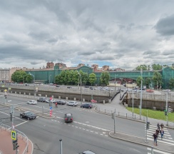 Двухместный люкс с красивым видом из окна двуспальная кровать в Ланселот