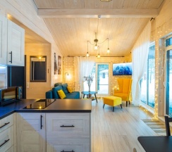 №9 BarnHouse 60m2 с кондиционером и закрытой территорией (оснащение дома см. Подробнее)) в Les holidays