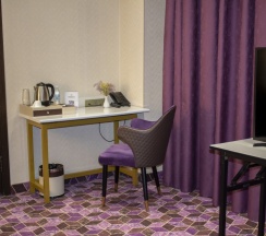 Двухместный номер Superior с красивым видом из окна двуспальная кровать в Orient Hotel Bishkek (Ориент отель Бишкек)