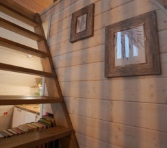 Дом (зелёный) с панорамным видом на лес в Casa Ruza