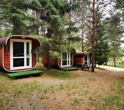 Домик кубо-бочка (семейный) в GreenCamping
