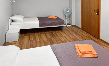 Номер эконом семейный с 1 двуспальной кроватью в Smart Hotel KDO Краснодар