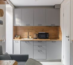 Комфорт 2-х местный с мини -кухней. в Bergamo