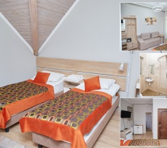 Комфорт с раздельными кроватями (корпус 1,2) в Снегирек