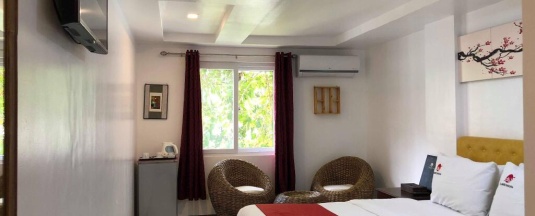 Двухместный номер Premier с красивым видом из окна двуспальная кровать в IL Mare Sakura Resort Boracay