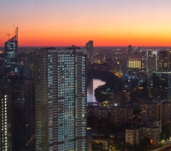 Нева 46 этаж в Cozy Aparts Moscow City