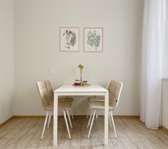 "Platinum" Однокомнатная квартира на набережной Невы (Метро Площадь Ленина/Новочеркасская, 5 минут на транспорте) в Rauktis apartments