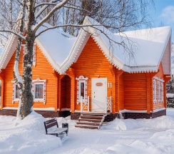 Двухэтажный дом с 4-мя спальнями и бочкой Фурако в Агропарк Ясенево