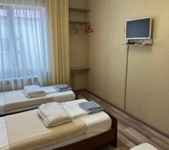 Трёхместный номер Comfort с видом на город (общая ванная комната) в Лазурный