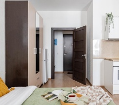 1-комнатные апартаменты студия в Leruka Home Kudrovo (Лерука Хоум Кудрово) на улице Столичная