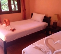 Двухместное бунгало (2 отдельные кровати) в Phi Phi Jungle Hill Bungalow