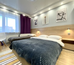 "Purple Studio" Квартира-студио (Метро Ленинский проспект/Автово, 10 минут на транспорте) в Rauktis apartments