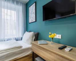Двухместный номер эконом с одной большой кроватью в Trips Hotel