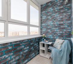 1-комнатные апартаменты стандарт в Happy House на улице Взлетная