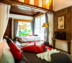 Семейный люкс с балконом в The samui beach resort