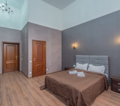 Двухместный люкс с красивым видом из окна двуспальная кровать в Ланселот