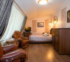 Двухместный люкс с видом на город двуспальная кровать в Incanto Hotel
