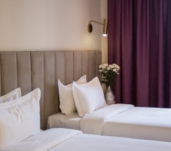 Двухместный номер Deluxe с красивым видом из окна 2 отдельные кровати в Orient Hotel Bishkek (Ориент отель Бишкек)